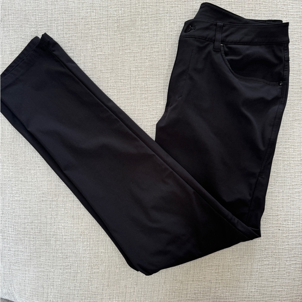 Lululemon ABC Classic 31x34L Warp stream pants Black